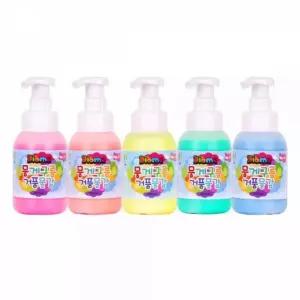 키즈맘아트 미술놀이 뭉게구름 거품물감 300ml x 5색 세트