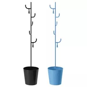 이케아 ALGANAS 엘가네스 스탠드옷걸이+우산꽂이 173x33cm/스탠딩옷걸이/스탠드행거/옷걸이행거