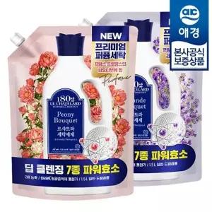애경 르샤트라 세탁세제 리필 1.5L x2개 +주방세제200ml 2개증정 425113