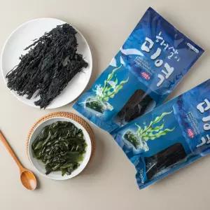 황토가마에 구운 미역 (500g) 자른 국내산 건건해초 구운건 건미역 마른 말린 국미역