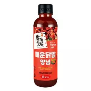 움트리 매운닭발양념 간편한요리 480g 3개 X