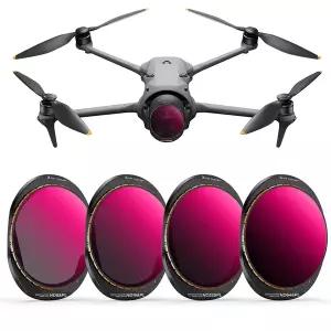 KF Concept dji 호환 Mavic 4 Pro용 2in1 ND CPL 필터 키트 ND8 ND16 ND32 ND64 편광 드론