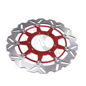 바이크 오토바이 320MM 플로팅 브레이크 디스크 로터 플레이트 혼다 CR 125 R 250 450R Supermoto 먼지 핏