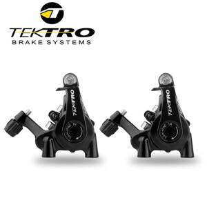 TEKTRO 도로 자전거 기계식 디스크 브레이크 MD-C550 양측 피스톤 풀 바이 와이어 플랫 마운트 캘리퍼스 액