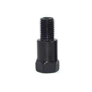 블랙 실버 금속 백미러 볼트 나사 변환 어댑터, 바이크 오토바이 시계 방향, 8mm, 10mm, 1 개