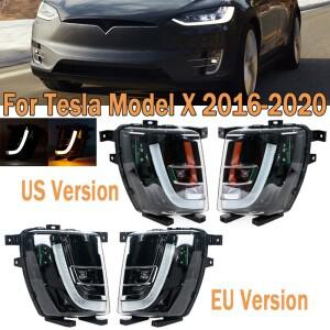 테슬라 모델 X 2016-2020 용 LED DRL 앞 범퍼 안개등, 주간 주행등 미국 EU 버전 103432600C
