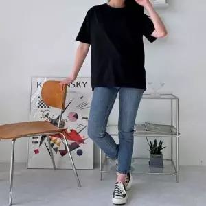 [하프클럽/]라운드티 여성 베이직티 반팔티 레이어드티 기본티 노블 라운드