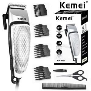 Kemei KM-4639 전기 클리퍼 머리 가위 전문 트리머 가정용 저소음 수염 기계 개인 관리 이발 도구