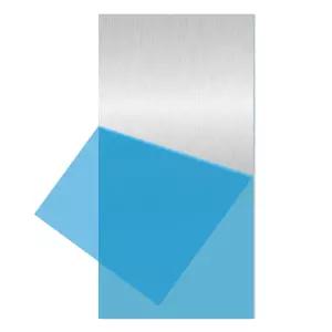타이눌록스 1PCS 6061 알루미늄 판금 1/16인치 x 6인치 12인치 보호 필름으로 덮인 판 DIY 공예를 위한