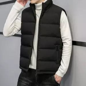 [하프클럽/셀럽하우스]데일리 경량 패딩 조끼 베이직 여성 패딩 조끼 가을 아우터