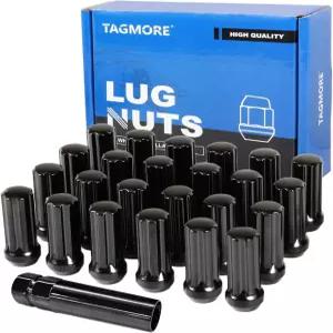 태그모어 24pcs M14x1.5 스플라인 러그 너트 - 쉐보레 타호/서번/실버라도 GMC 유콘/시에라 1500 포드
