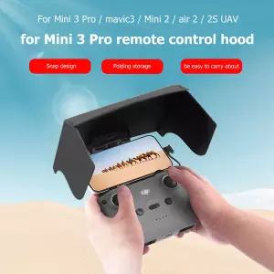 원격 제어용 선 후드 눈부심 방지 차양막 드론 액세서리 Mavic 3/Mini 2/Air 2S/MINI 3 Pro RC-N1용 접이식