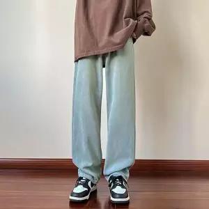 [RIZPICK]신상 데님 코디 빅사이즈 슬림핏 일자 캐쥬얼 청바지