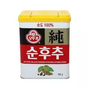오뚜기 고기 식자재 요리에센스 진한맛 요리 후추 순후추 캔 100g 1개