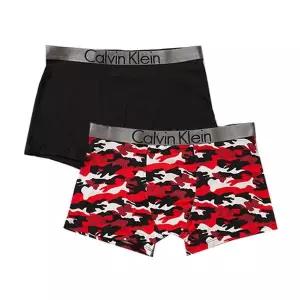 [Calvin Klein]캘빈클라인 언더웨어 키즈 남아 스트레치 트렁크 드로즈 팬티 2팩 B700210-0KU