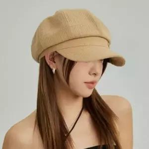 모던 클래식 여성 소프트 데일리 팔각 모자 가을 겨울 빵모자 뉴스보이캡 패션 캡