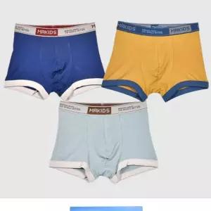 초등학생 중학생 레이온 남아드로즈 3매 아동팬티
