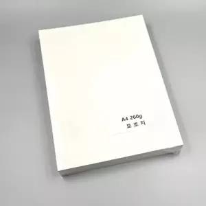 A4 사이즈 260g 모조지 100매 백상지 전단지