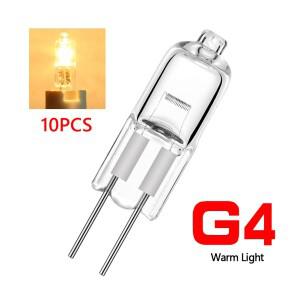 10pcs G4 할로겐 전구 글로브 많은 실내 조명 12V 5W/10W/20W/35W/50W LED 램프  JC 비즈 크리스탈