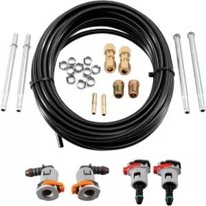 자동차 25피트 나일론 연료 라인 튜브 교체 수리 키트 5/16 8mm FLK-56