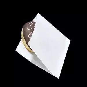 L형 화이트 도너츠 종이봉투 15cmX15cm 500매