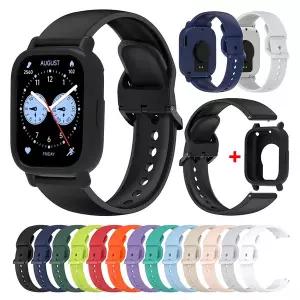 Redmi Watch 5 Lite 스마트 워치 밴드용 실리콘 스트랩보호 케이스