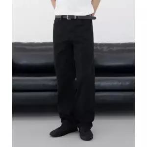 BRANDED 1730 SOFT BLACK JEANS WIDE STRAIGHT LOT1730 517887