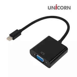 유니콘 VGA변환컨버터 미니DP VGA케이블 to VGA 번환컨버터 miniDP DCM-100VGA