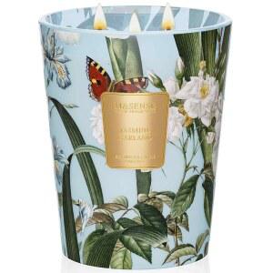M&SENSE 재스민 캔들 고향 3 Wick 35oz 150시간 여성용 초대형 병 캔들, 스트레스 해소, 명상, 요가, 스파를 위한 내추럴 소이 왁스 아로마테라피 캔들