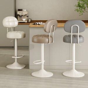 걸상 높은 가정용 계산대 둥근 회전 오르내리고 의자 걸상은 등받이