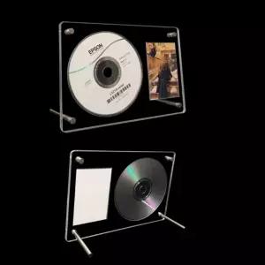 아크릴 CD 씨디 보관 케이스 포카 전시 액자 CD1+1거치대 정리함 꽂이 엘범진열 받침대 자익장 포토카드 공