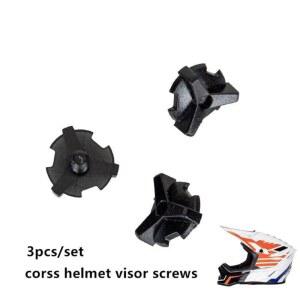 안전모걸이대 3PCS 헬멧 바이저 나사 XXFF 클립 MOTOCROSS 썬 오토바이