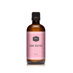 P&J 트레이딩 - 케이크 반죽 향 오일 100ml - 양초 제조, 비누 제조, 디퓨저 오일용 향기 오일
