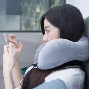 차량용 메모리폼 목쿠션 여행용 목베개