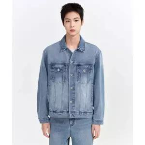 (국내매장정품) 무신사 스탠다드 MUSINSA STANDARD 릴렉스드 데님 트러커 자켓 재킷 [라이트 인디고] MMJNJ