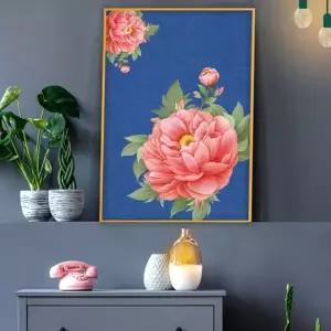 목단그림액자 풍수그림 돈들어오는 꽃그림 A2gdAL3