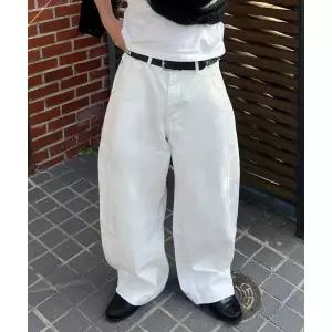 TEXX TX307 커브드 배기 벌룬 데님 아이보리 TX307 517190