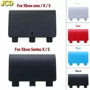 JCD 1PCS XBox One 시리즈 S X 컨트롤러 플레이트 케이스 용 교체 플라스틱 쉘 배터리 뒷면 커버 뚜껑 도어