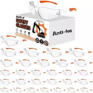 살프보이 안티 포그 랩어라운드 안전 안경 벌크 ANSI Z87.1 건설 야드 작업 실험실 인증 획득