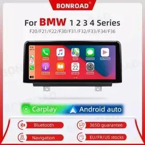 10.25 무선 Carplay 멀티미디어 디스플레이 화면 BMW 1/2/3/4 시리즈 F20/F21/F22/F30/F31/F32/F33/F34/F36