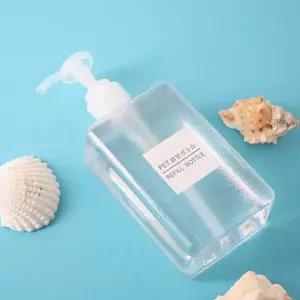 [골드스마일]PL 고급형 리필 용기 욕실 디스펜서 사각 리필용기(280ml) (투명) No23