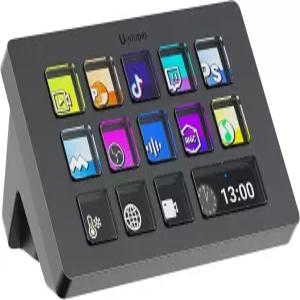 ULANZI D200 U-Studio 매크로 키보드 스트림 컨트롤러 14개의 LCD 키 13개의 사용자 지정 덱을 통해 앱과