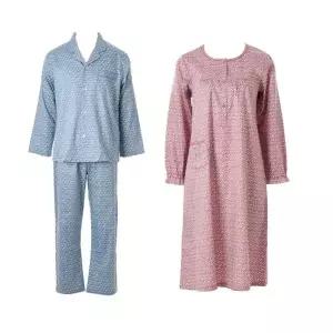 비너스 VENUS 부드러운 얼룩말나염 커플 원피스잠옷 VGNA204PAA204M VGNA204PAA204M-KD 106355
