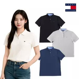 타미힐피거 남녀공용 여름 PK 반팔 카라티셔츠 7803120