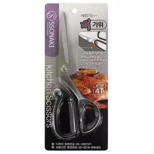 [콩심팥심]주방 칼집 부착형 가위 견고한가위 칼수납 다용도가위 요리가위
