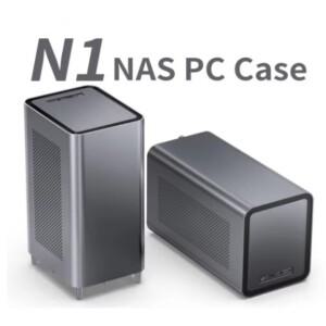 JONSBO N1 소형 섀시 NAS PC 케이스 스토리지 올인원 서버 멀티미디어 지원 5 디스크 스왑 컴퓨터 14CM 팬