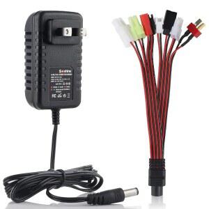 4.8V 7.2V 8.4V 9.6V NiMH/NiCD 배터리 팩용 RC 충전기, 트랙사스 2.4V-12V 자동차 2-10