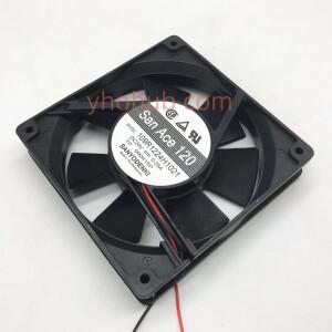 Sanyo Denki 109R1224H1021 DC 24V 0.25A 120x120x38mm 2 선 서버 냉각 팬