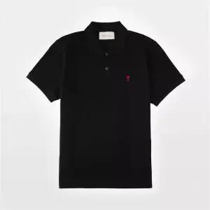 아미 하트 로고 폴로 반팔 티셔츠 BFUPL001 760 001