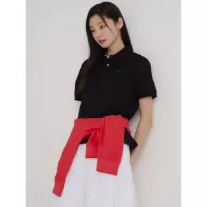 BEANPOLE MEN . 피케 칼라넥 반소매 티셔츠 - 블랙